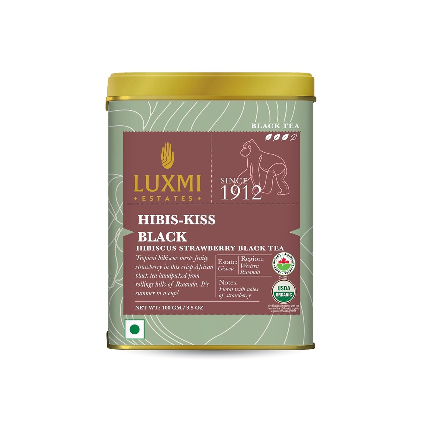 Luxmi Estates Hibis kiss Black Tea - 100 gms