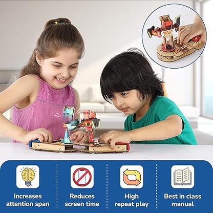 Smartivity Fighting Robots 2 Player Fun Battle Game Toy Kids Birthday Gifts Diy Stem Educational Science Toy