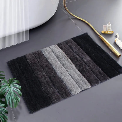Luxe Home International Microfiber Bath Mat Soft Anti Slip Skid Luxury Mats 40X60 Cm  Colour Anthra