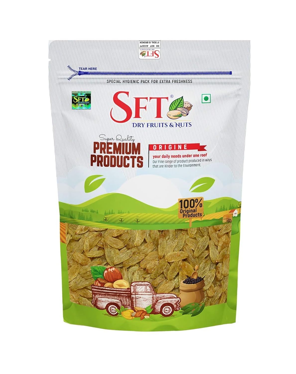 Sft Raisins Seedless Dry Grapes - 500 gms