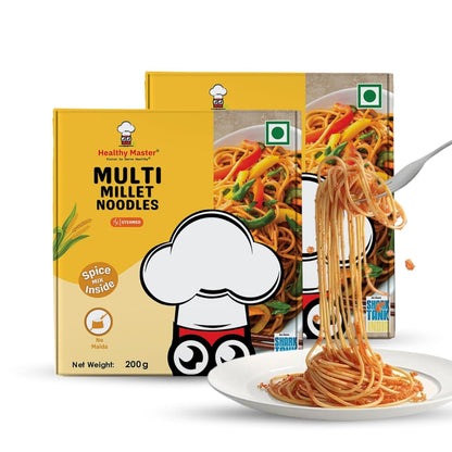 Healthy Master Multi Millet Noodles - 200 gms Each (Pack of 2)