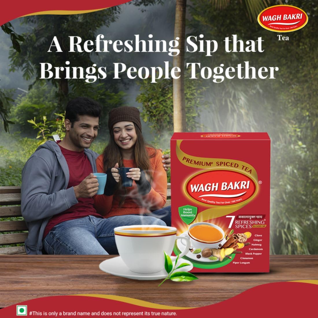 Wagh Bakri Premium Spiced Tea - 500 gms