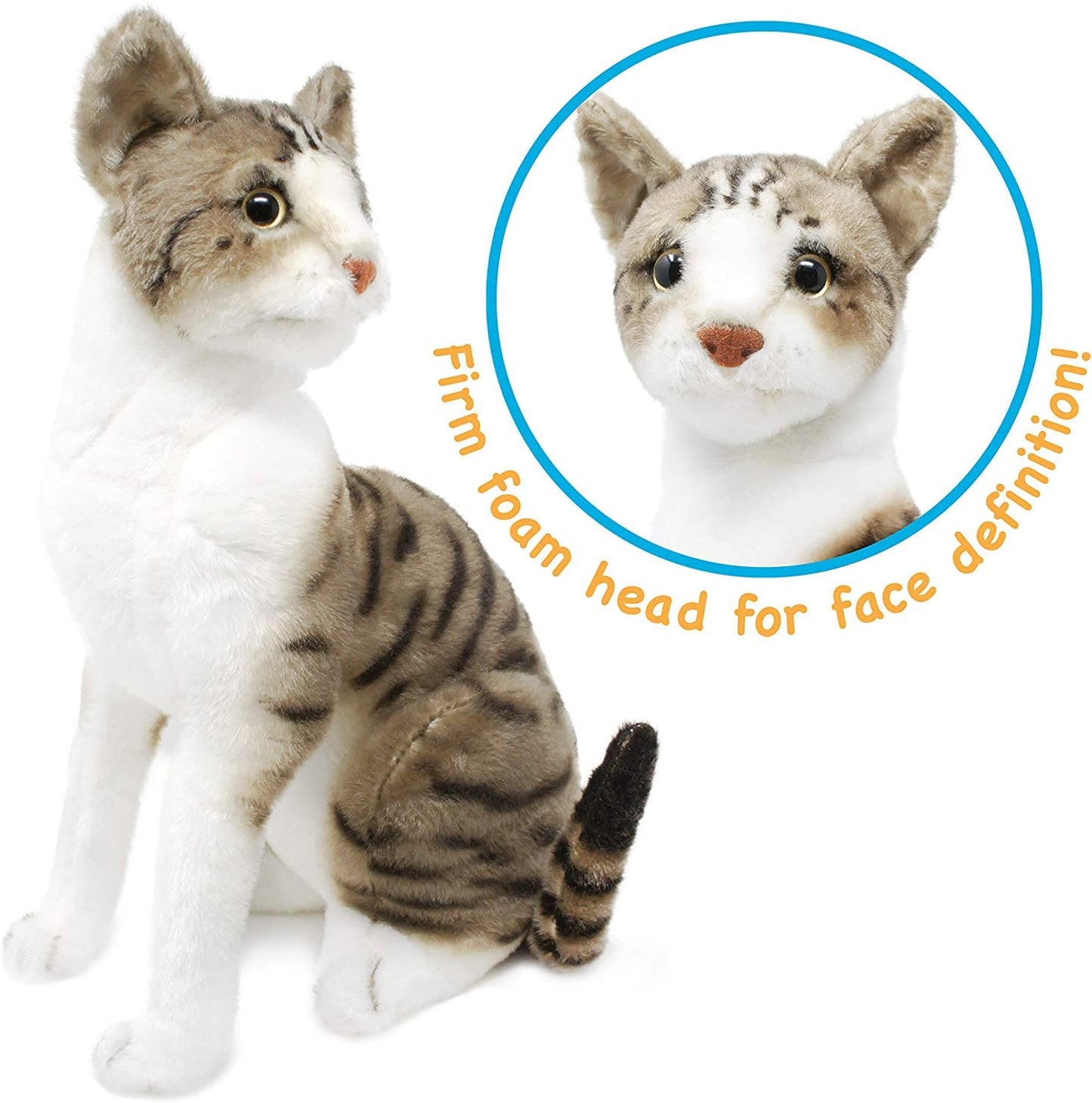 Tickles Cute Cat Soft Stuffed Plush Animal Toy for Kids 28 cm