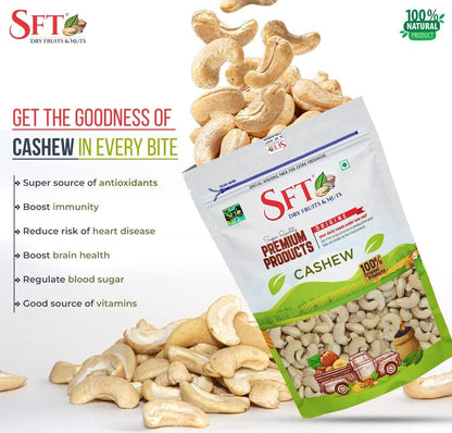 Sft Cashew Nut Whole Kaju - 1000 gms