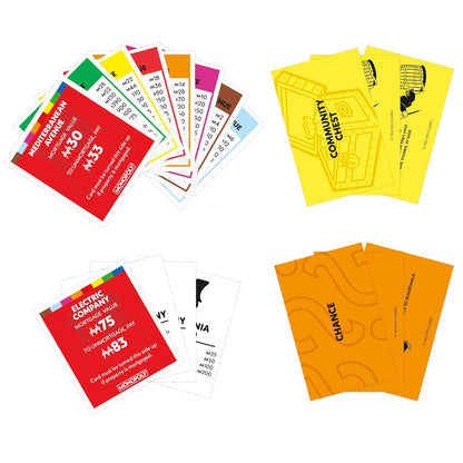 Hasbro Gaming Monopoly Bid Game Quick-Playing Card Game For 4 Players