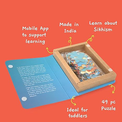 Toynama Educational Toys for Kids Langar Seva 49 Pcs Jigsaw Puzzles Ages 3+ Cultural Interactive