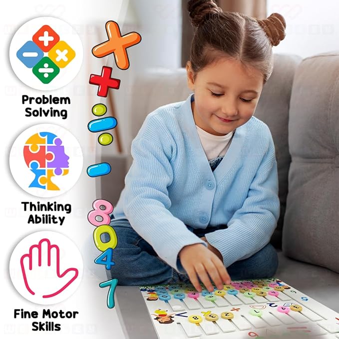 Wembley Sliding Puzzle Educational Math Game for Kids Montessori Learning Toy
