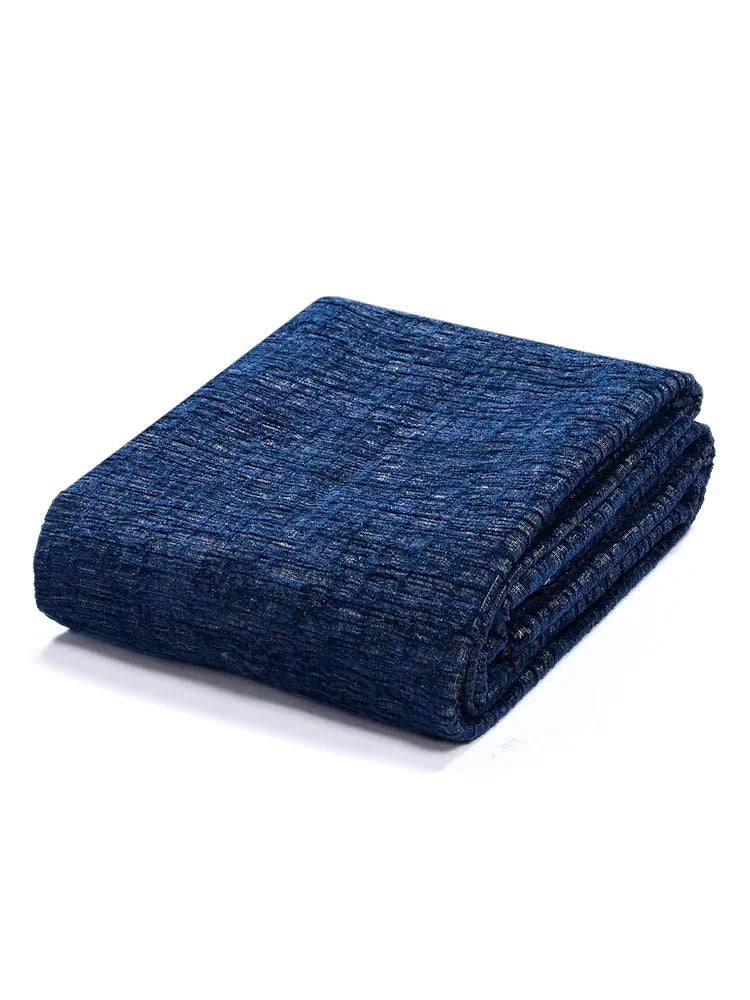 Saral Home Chenille 2 Seater Sofa Cover Throw Colour Navy