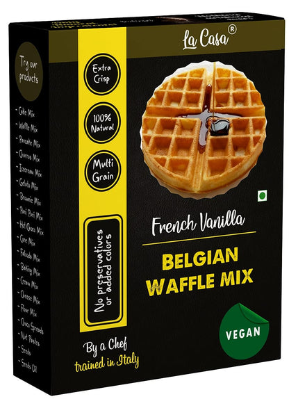 La Casa French Vanilla Belgian Waffle Mix - 400 gms