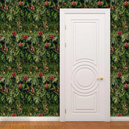 Jaamso Royals Nature Green Peel and Stick 3d Vinyl Wallpaper Nature Wallpaper
