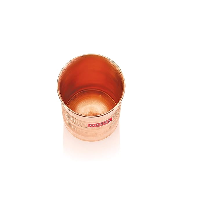 Hazel Designer Copper Glass Tumbler 400 ml