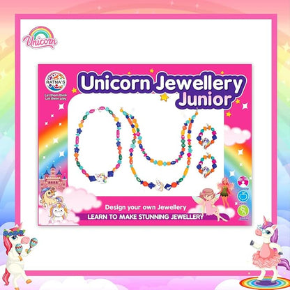Ratna's Unicorn Jewellery Junior | Diy Kit for Girls to Make Necklaces, Earnings, Bracelets