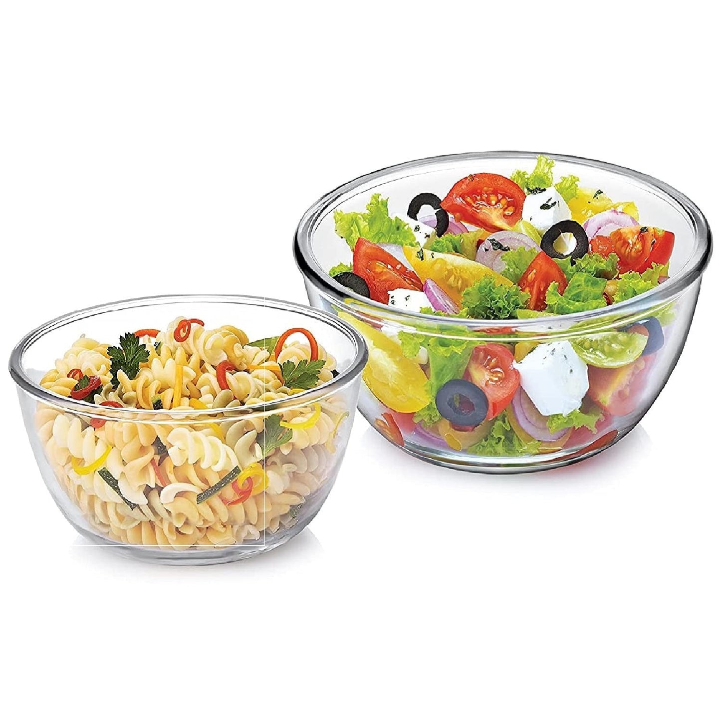 Cello Ornella Toughened Glass Mixing Bowl Set