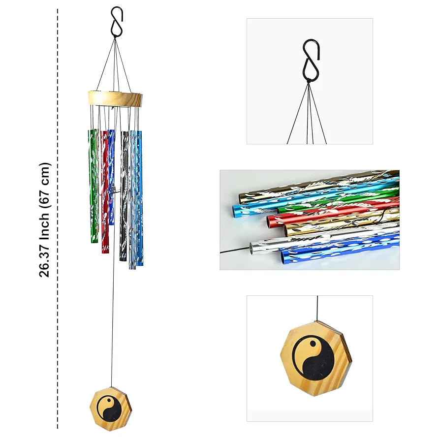 Calming Multi-Color Wind Chimes Wind Chime -028