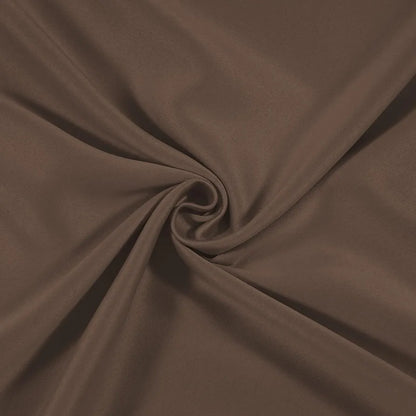 Cloth Fusion Blackout Door Curtains 9 Feet Long Set of 2 Grommet Design Dark Brown