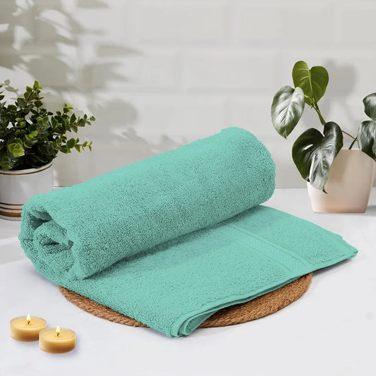 Luxe Home Cotton Bath Towel 450 GSM Quick Dry Large Size Bathroom Towels Colour Aqua
