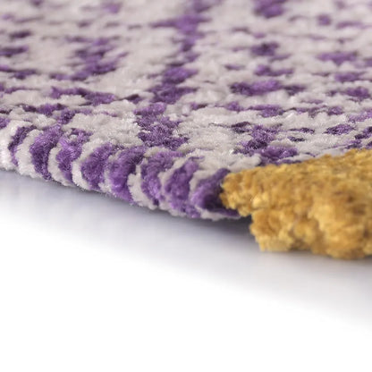 Sashaa World Multipurpose Rug Colour Purple