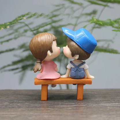 Satyam Kraft 1 Set Romantic Couple Miniature Figurines