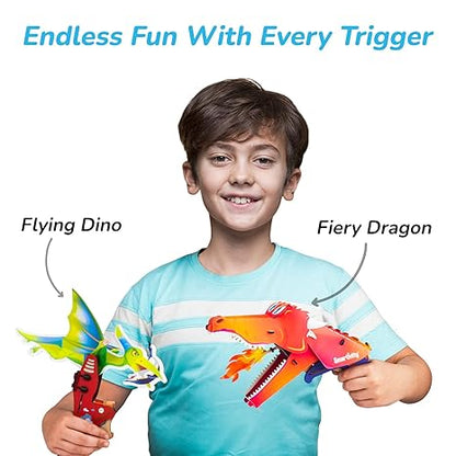 Smartivity 2in1 Animals Dragon & Flying Dinosaur Toys for Kids Diy Science Toy