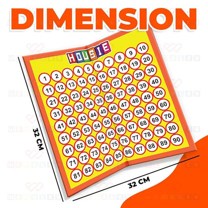 Wembley Tambola Housie Board Game for Kids Adults 198 Tickets Bingo Indoor Game
