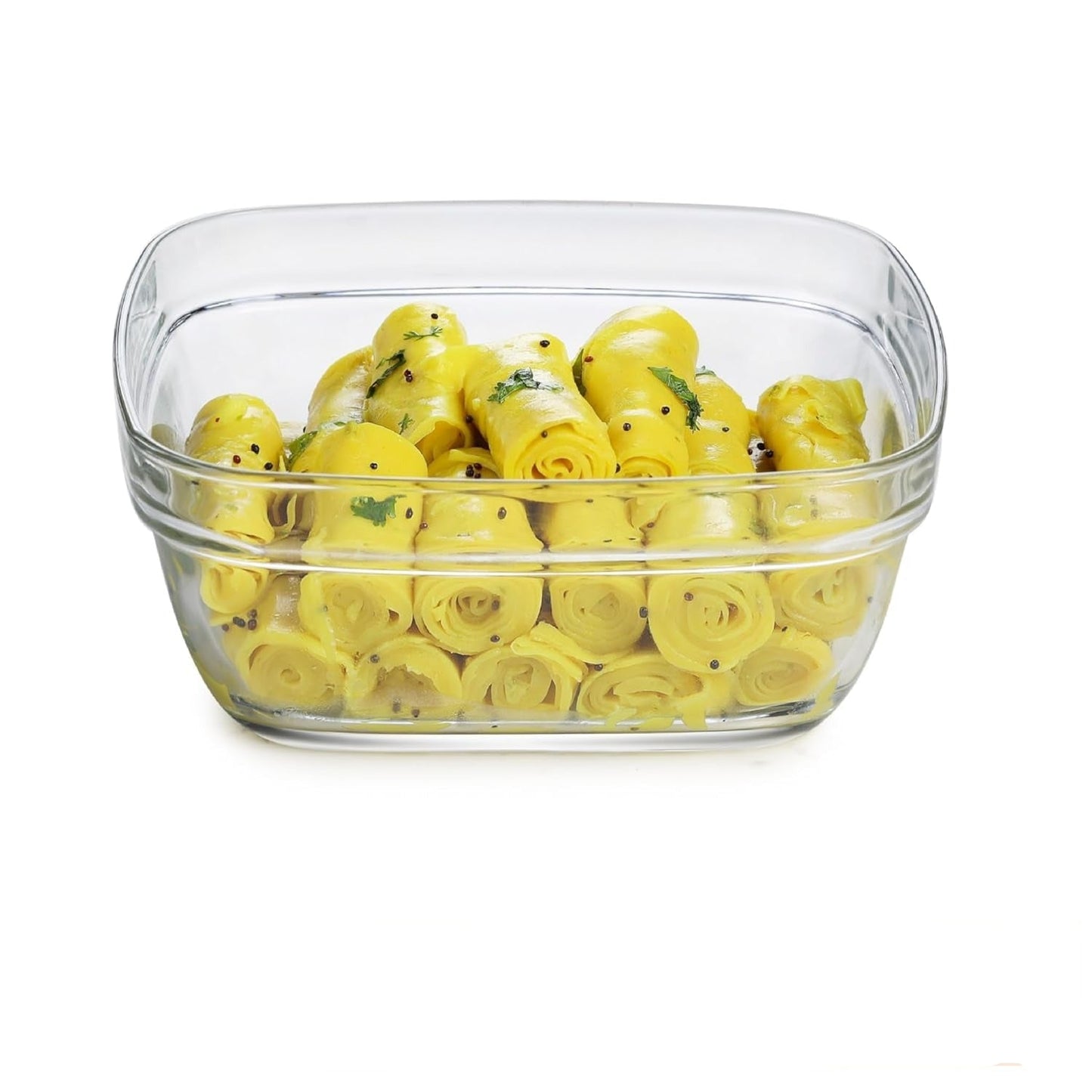 Cello Nadir Square Serving Glass Bowl for Kitchen 1100 ml