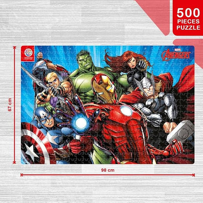 Ratna's Marvel Avengers 500 Pieces Jumbo Floor Jigsaw Puzzle