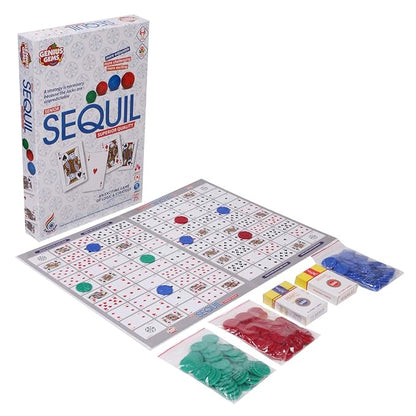 Ratna's Sequil Game an Exciting Game of Logic & Strategy for Kids | Multicolor