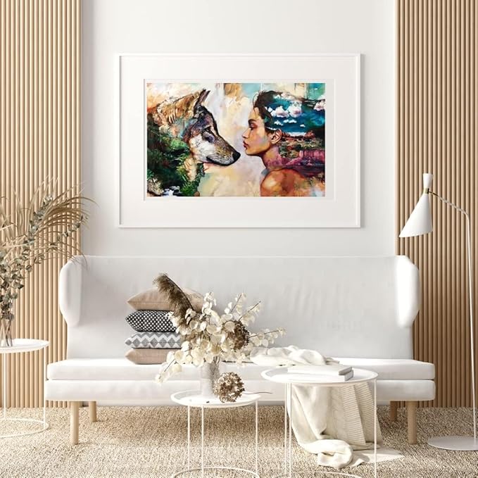 Tulip N Turtle Da Vinci Premier Series Beauty & the Beast Tube Packing 36 Colours Diy Acrylic Paint by Numbers Kit on Canvas