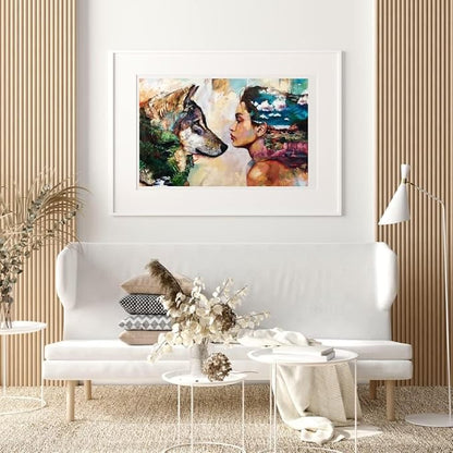 Tulip N Turtle Da Vinci Premier Series Beauty & the Beast Tube Packing 36 Colours Diy Acrylic Paint by Numbers Kit on Canvas