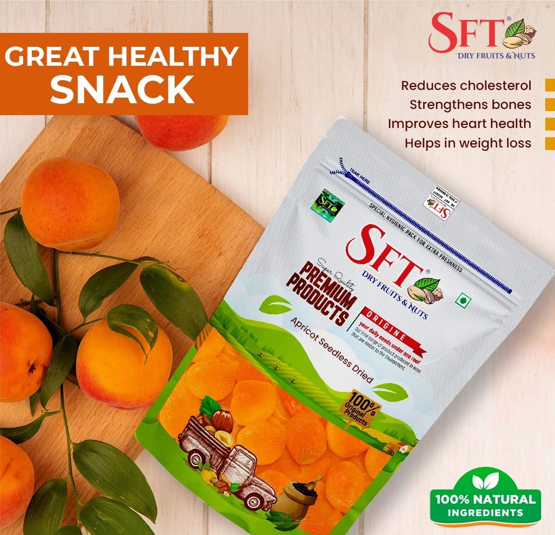 Sft Apricot Seedless Dried - 200 gms