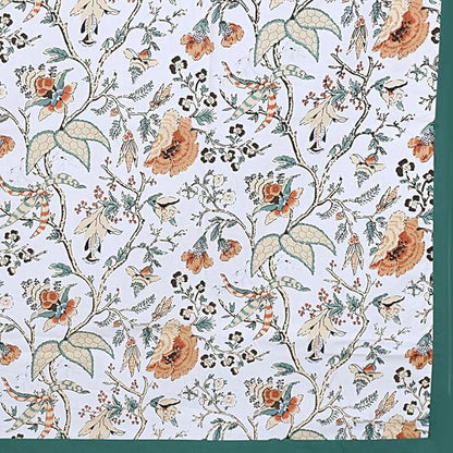 Texstylers Pure Cotton Jaipuri Print 60x90 Inches 6 Seater Dining Table Cloth Cover Rectangular 24