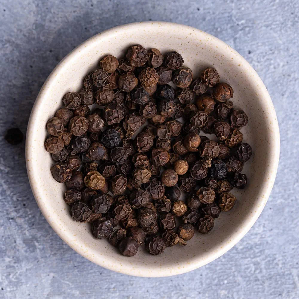 Pro Nature Organic Spices - Black Pepper Whole, 100 grams Pouch