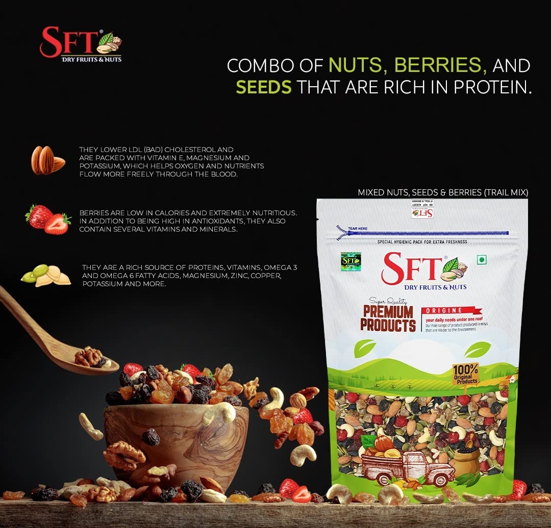 Sft Mixed Nuts Seeds Berries - 200 gms