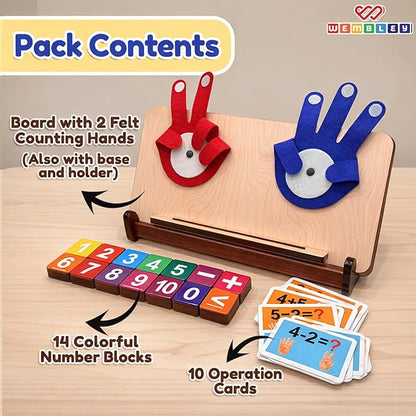 Wembley Montessori Maths Learning Educational Toys for 3+ Years Old Boys & Girls Multicolor