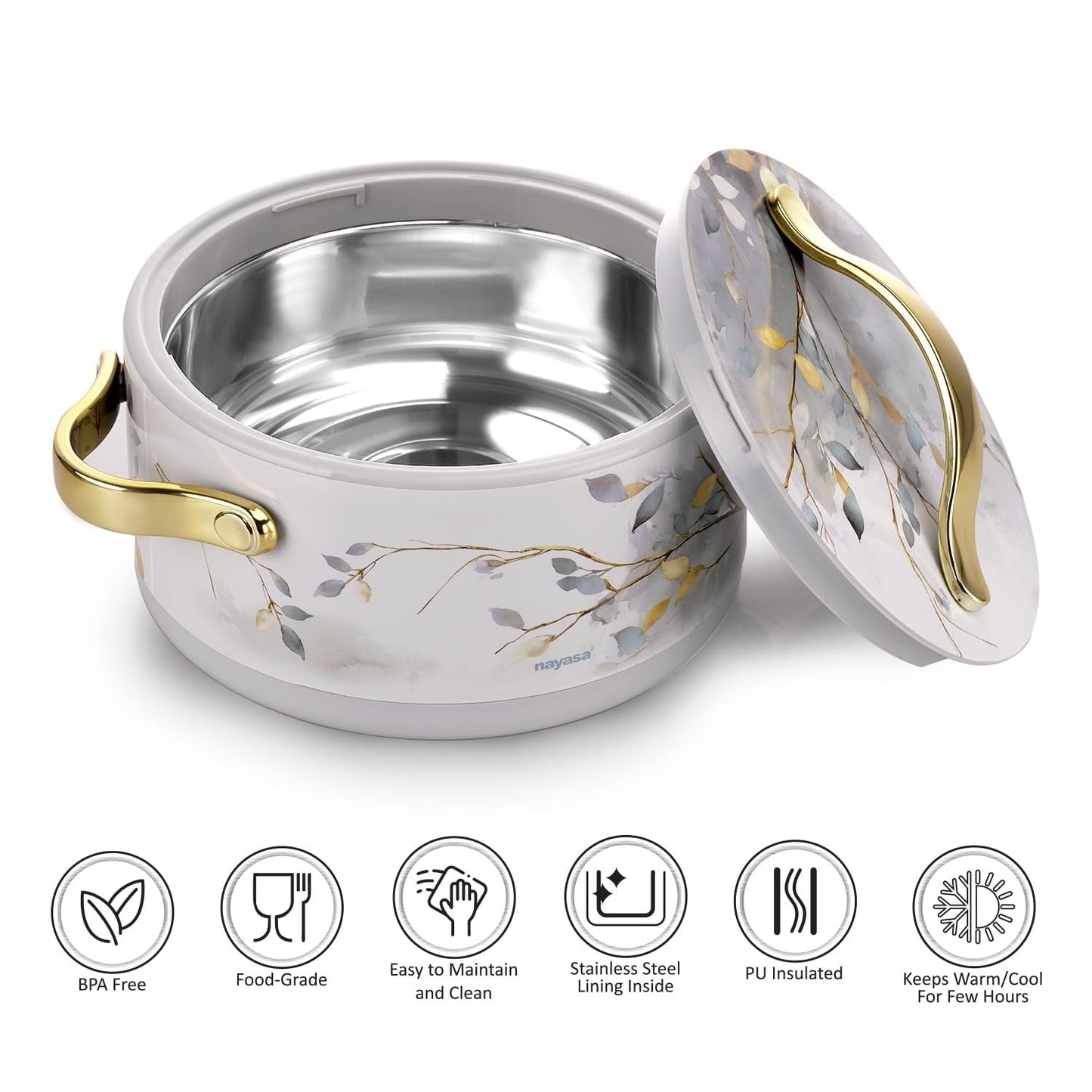 Nayasa Bethany Insulated Casserole 2000ml