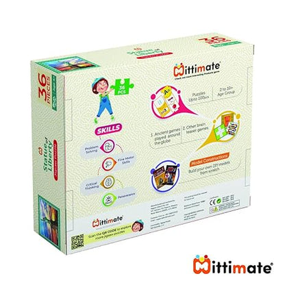 Mittimate World Statue of Liberty Jigsaw Puzzle Game for Kids Age 4 to 6 Old 36 Pieces Puzzle Toy
