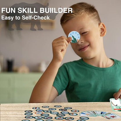 Chalk and Chuckles Educational Game - Eye See Animal World | Super Fun Learning Toys for Kids