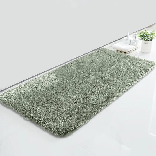 Luxe Home International Microfiber Bath Mat Super Soft Non Slip 60x90 cm Colour Pastel Green