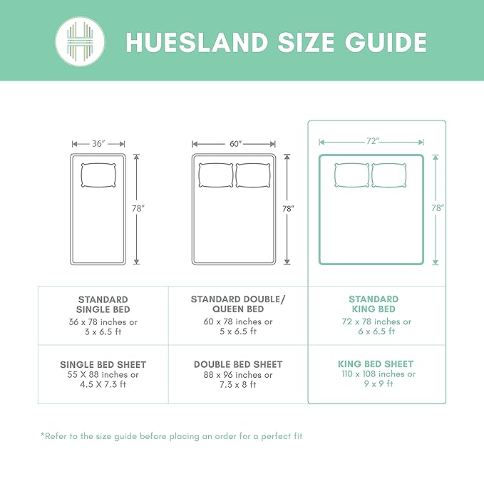 Huesland by Ahmedabad Cotton 144 TC King Size Bedsheet Cotton with 2 Pillow Covers | Peach Pink & White