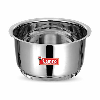 Camro Induction Bottom Tope (15 No, 3.4 Liters) Encapsulated Bottom Container Tope Patila Bhagona