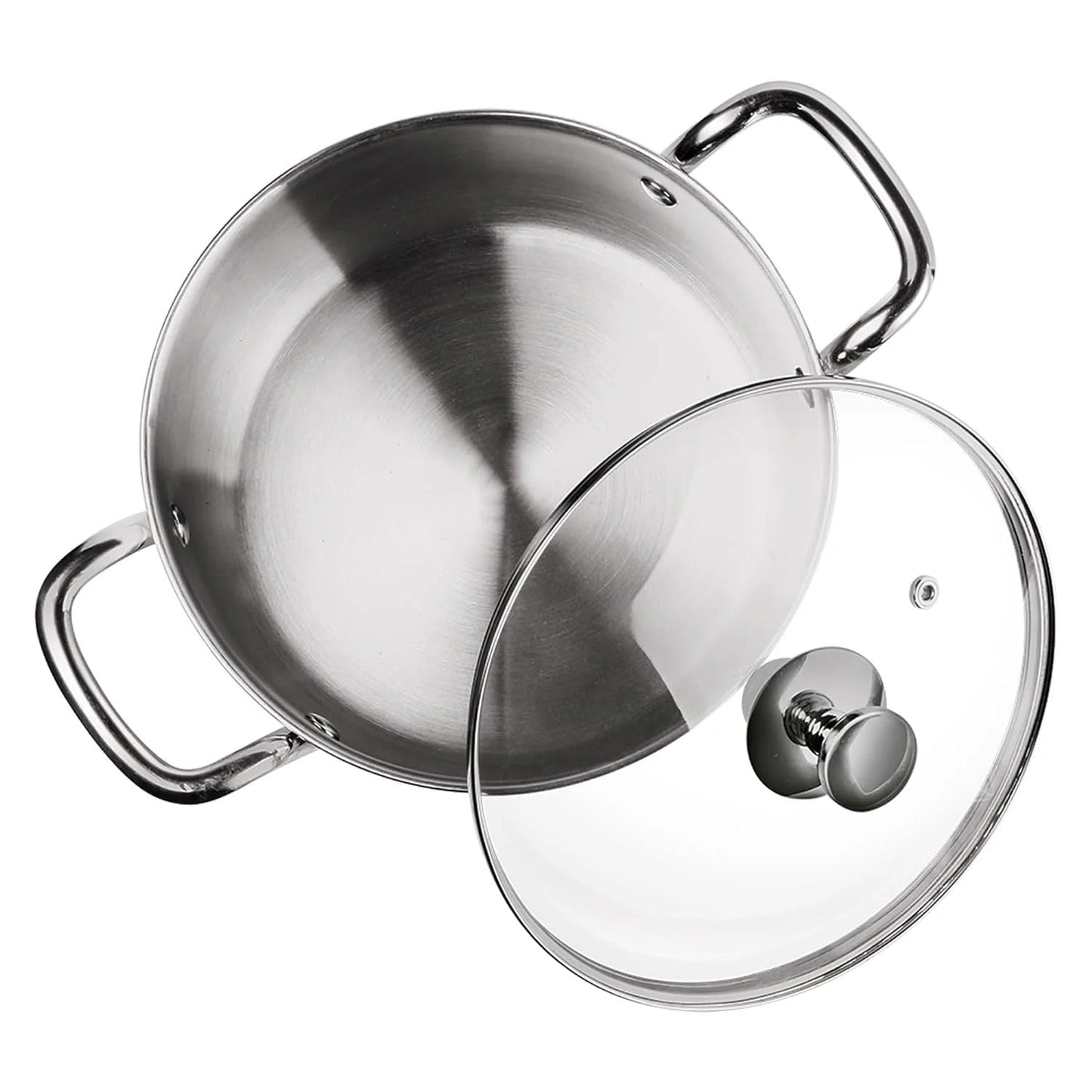 Milton Tri-Ply Stainless Steel Casserole with Lid