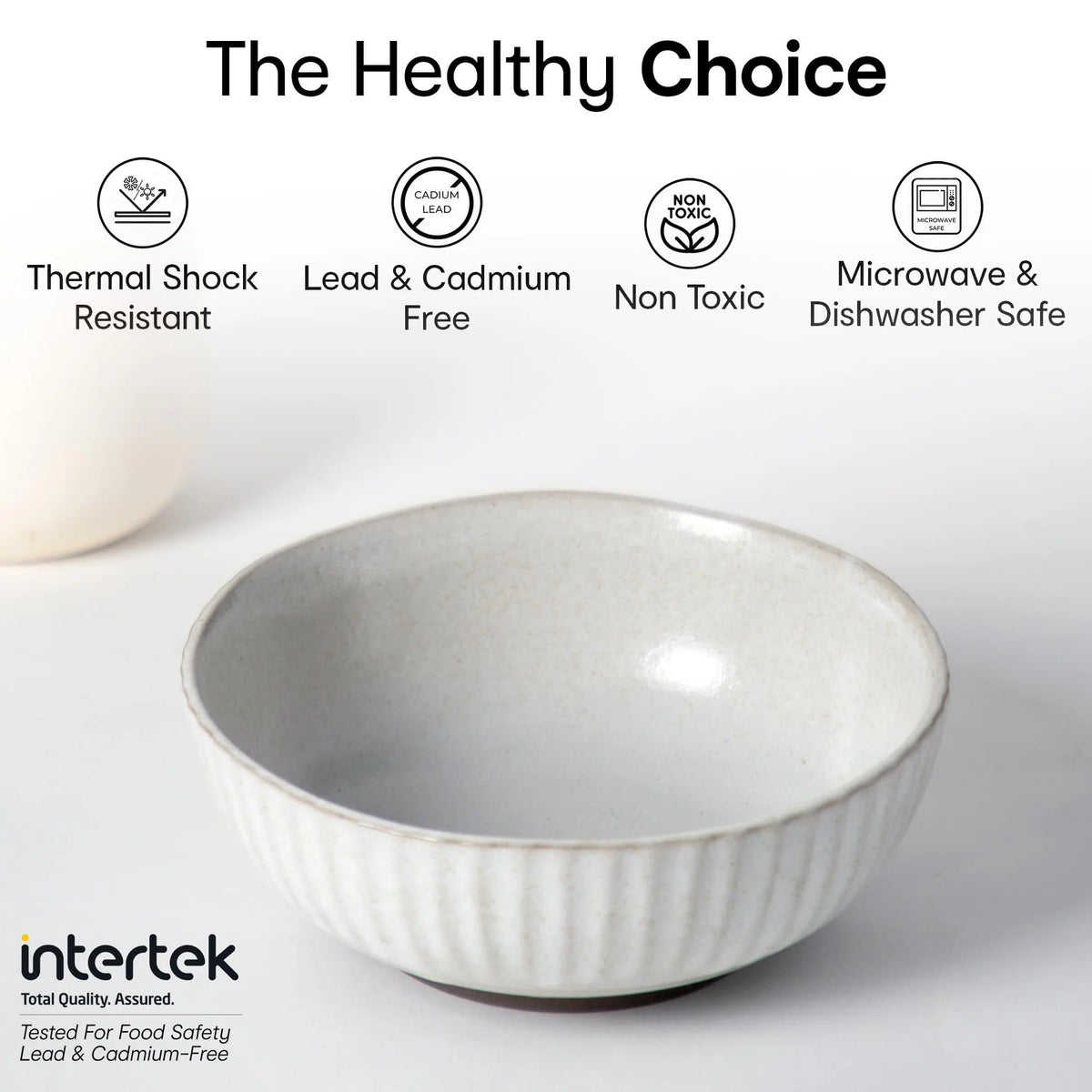 Anko 6 inch Sable Small Stoneware Bowl Set of 2 Hand Glazed Beige Grey Embossed Microwave Dishwasher Safe