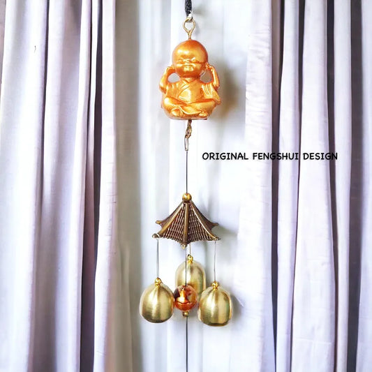 Paradigm Pictures 9 Bell Garden Budha Monk Windchime