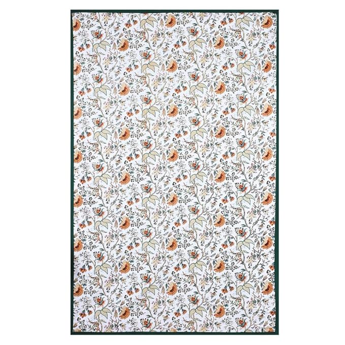 Texstylers Pure Cotton Jaipuri Print 40x60 Inches 4 Seater Dining Table Cloth Cover Rectangular 6