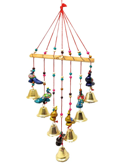 Handcrafted Rajasthani Peacock Wind Chime