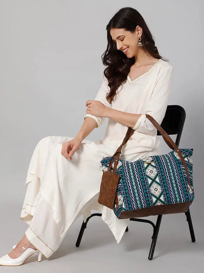 Astrid Women Tote Bag Blue