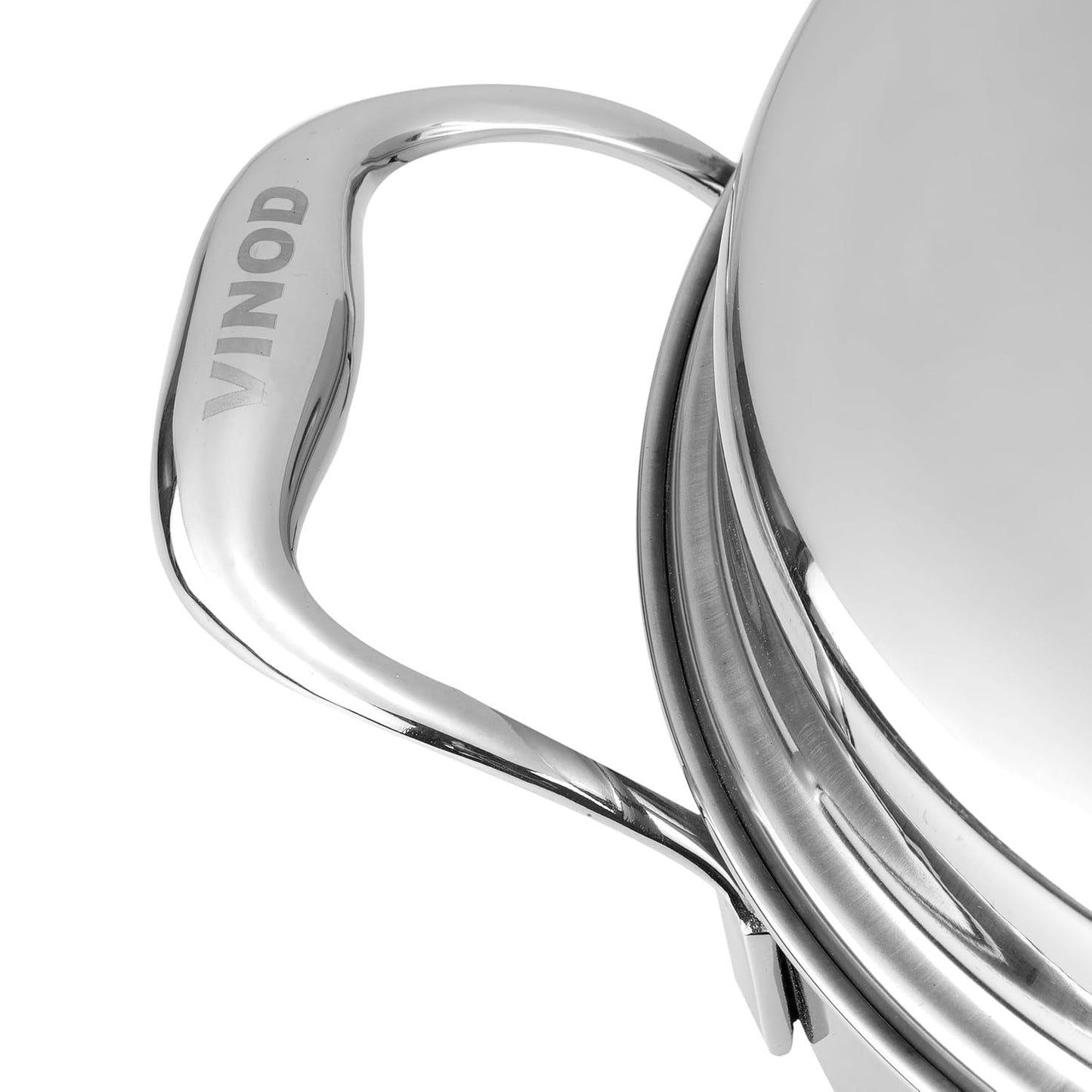 Vinod Platinum Triply Stainless Steel Multipurpose Kadai 26cm 5 Plates 4L Idli Steamer