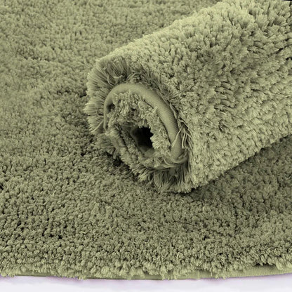 Luxe Home Bath Mat Super Soft Non Slip Vegas Mats for Bathroom Colour Green