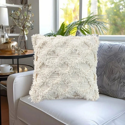 Sajavat Home Pure Cotton 3 Seater Sofa Throw Colour Beige