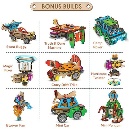 Smartivity 20In1 Toys Kit For Kids Age 6-14 Years Old Pullback Car Stem Science Toy For Kids